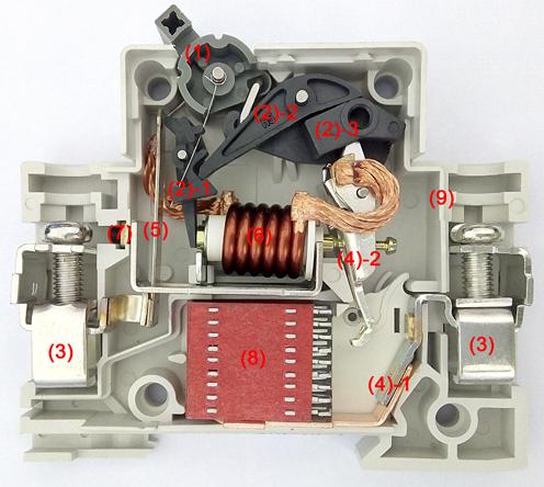 Strukturen til miniatyrbryteren til Wenzhou Juer Electric Co.,Ltd
